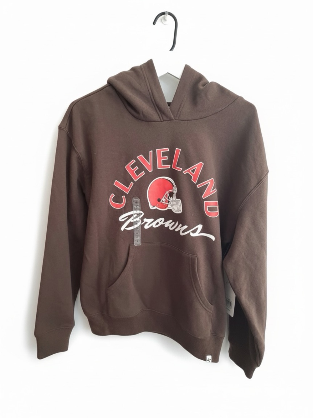 Women's Cleveland Browns NFL Hoodie Sweatshirt 47 Brand pullover Size Medium NWT